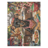 ドイツピンシャーホリデーベーキング:フェスティバルクリスマス テーブルクロス (正面)