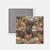 ドイツピンシャーホリデーベーキング:フェスティバルクリスマス マグネット (正面/裏面)