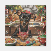 ドイツピンシャーホリデーベーキング:フェスティバルクリスマス マグネット (正面)