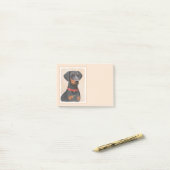 ドイツピンシャー絵画のオリジナル動物アート ポストイット (デスク上)