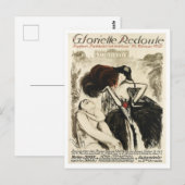 ドイツファッションクラブデコ1920年代ヴィンテージインスパイア ポストカード (正面/裏面)