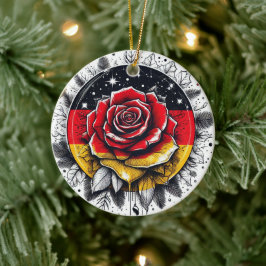 ドイツフローラインスパイア国旗 セラミックオーナメント