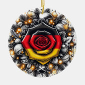 ドイツフローラインスパイア国旗 セラミックオーナメント (正面)
