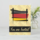 ドイツブラシの旗 招待状 (スタンド正面)