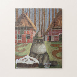 ドイツブラックフォレストキャット（ケーキつき） ジグソーパズル