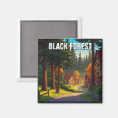 ドイツブラックフォレスト旅行 マグネット (正面/裏面)