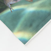 ドイツブルーラムシクリッドコリドーラスアクアリウム魚 フリースブランケット (角)