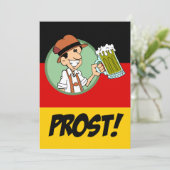 ドイツプロストオクトーバーフェストドイツパーティの招待状 招待状 (スタンド正面)