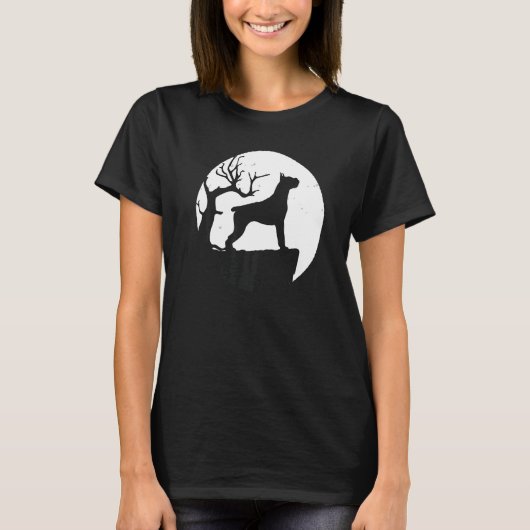 ドイツボクサードッグレトロ7 Tシャツ (正面)