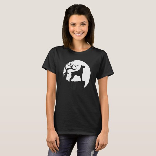 ドイツボクサードッグレトロ7 Tシャツ (正面フル)
