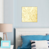 ドイツモダンエレガントミュンヘンの高級ギフトマップ 箔ポスター (インサイチュ (寝室))