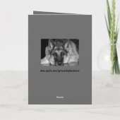 ドイツユーモアのあるの羊飼いの卒業カード カード (裏面)