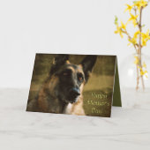 ドイツユーモアのあるの羊飼い母の日のカード カード (黄色い花)