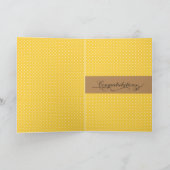 ドイツユーモアのある羊飼い卒業カード カード (内部)