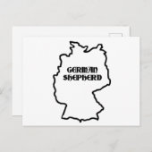 ドイツンシェパードの原産地での名前 ポストカード (正面/裏面)