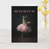 ドイツン・シェパードのバレンタインデー カード (黄色い花)