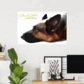 ドイツン・シェパードのポスター ポスター (ホームオフィス)