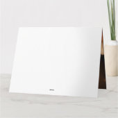 ドイツン・シェパードの子犬 オータム・ディライト パンプキン カード (裏面)