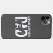 ドイツン・シェパードパパ ドッグパパへのギフト Case-Mate iPhoneケース (裏面(横))