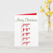 ドイツン・ショートヘアード・ポインター - クリスマスカード - GSP カード (黄色い花)