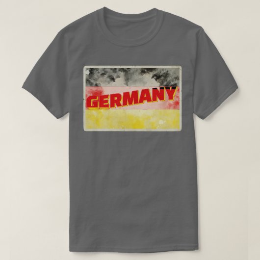 ドイツヴィンテージスタイルレトロ土産 Tシャツ (デザイン正面)