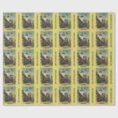 ドイツヴィンテージトラベルラッピング紙 ラッピングペーパー (フラット)