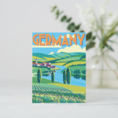 ドイツヴィンテージドイツの町バイエルトラベル ポストカード (スタンド正面)