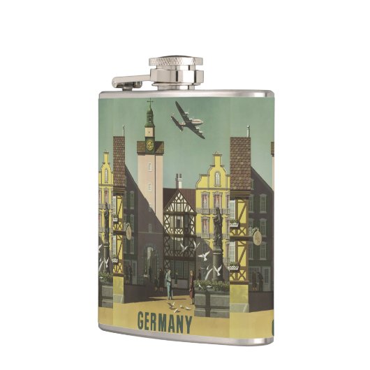 ドイツヴィンテージ旅行フラスコ フラスク (左)