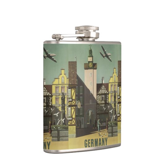 ドイツヴィンテージ旅行フラスコ フラスク (右)