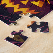 ドイツ不気味の羊飼いハロウィンウィッチカボチャ ジグソーパズル (側面)