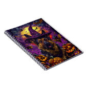 ドイツ不気味の羊飼いハロウィンウィッチカボチャ ノートブック (右側)