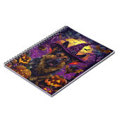 ドイツ不気味の羊飼いハロウィンウィッチカボチャ ノートブック (左側)