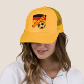 ドイツ世界のサッカーファンのTシャツ キャップ (インサイチュ)