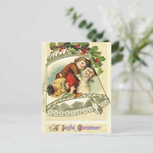 ドイツ人のサンタのクリスマスの郵便はがき シーズンポストカード (スタンド正面)