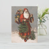 ドイツ人のサンタのクリスマスカード シーズンカード (スタンド正面)