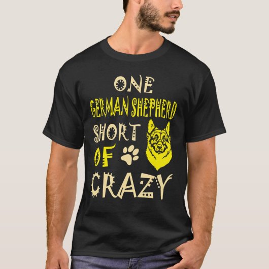 ドイツ人の羊飼いでペットが足熱狂するりない Tシャツ (正面)