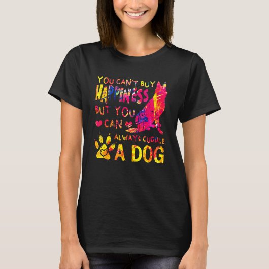 ドイツ人の羊飼い買は、いつも抱きしめるのがいやだ Tシャツ (正面)