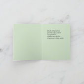 ドイツ人のJugendstilの明けましておめでとうのカスタム シーズンカード (内部)