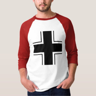 ドイツ人のLuftwaffeのバルカン半島の十字の記章 Tシャツ
