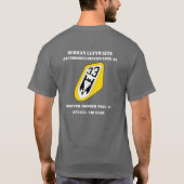 ドイツ人のLuftwaffeの戦闘爆撃機の翼33のティー Tシャツ (裏面)