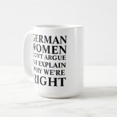 ドイツ人女性 コーヒーマグカップ (正面左)