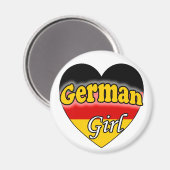 ドイツ人女性 マグネット (正面/裏面)