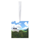 ドイツ休暇ドイツ旅行写真クリスマス キューブオーナメント (右)