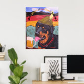 ドイツ伝統犬ポスター ポスター (ホームオフィス)