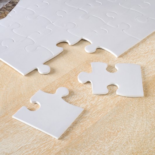 ドイツ伝統的のバイエルンにある木造住宅 ジグソーパズル (側面)