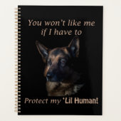 ドイツ保護人羊飼い プランナー手帳 (正面)