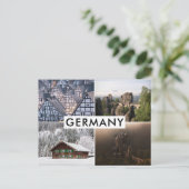 ドイツ写真コラージュはがき ポストカード (スタンド正面)