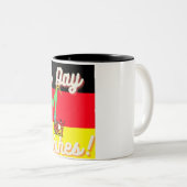 ドイツ労働日テーマギフト ツートーンマグカップ (正面右)