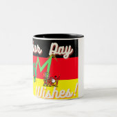 ドイツ労働日テーマギフト ツートーンマグカップ (中央)