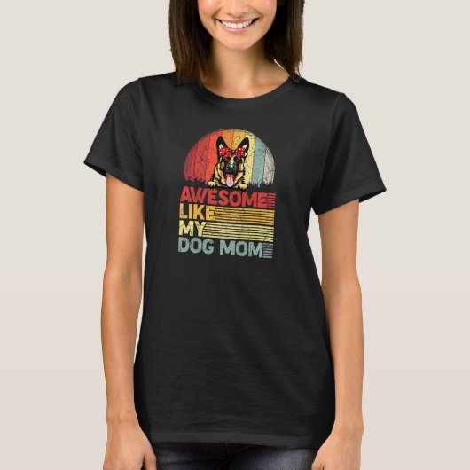 ドイツ動揺しての羊飼い素晴らしの女性 Tシャツ (正面)